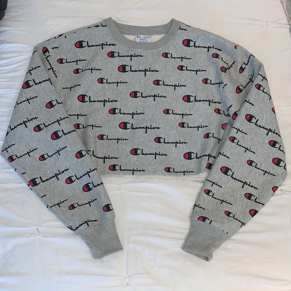 Champion Sweaters - Champion Cropped Hoodie